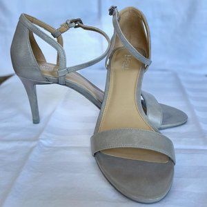 Michael Kors Simone Mid Sandal Aluminum (Silver) Size 7